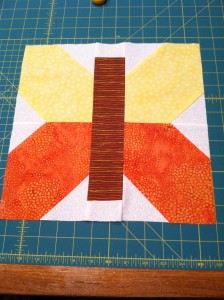 My quilt block for a community-made quilt.