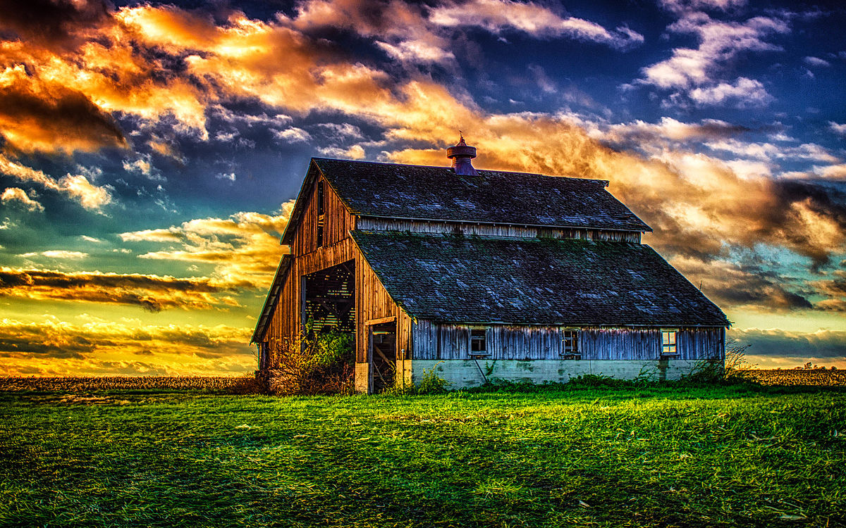 Poetry Friday Let Evening Come By Jane Kenyon   The Abandoned Barn At Sunset 